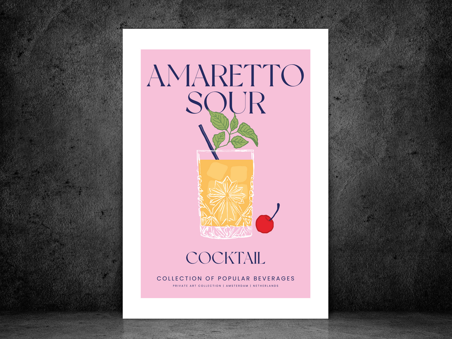 Amaretto Sour Cocktail