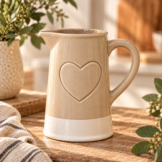 Heart Embossed Jug