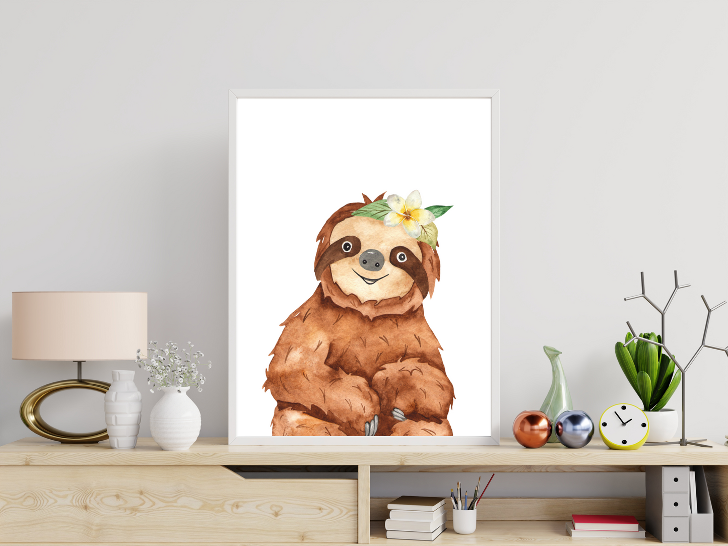 Watercolour Sloth