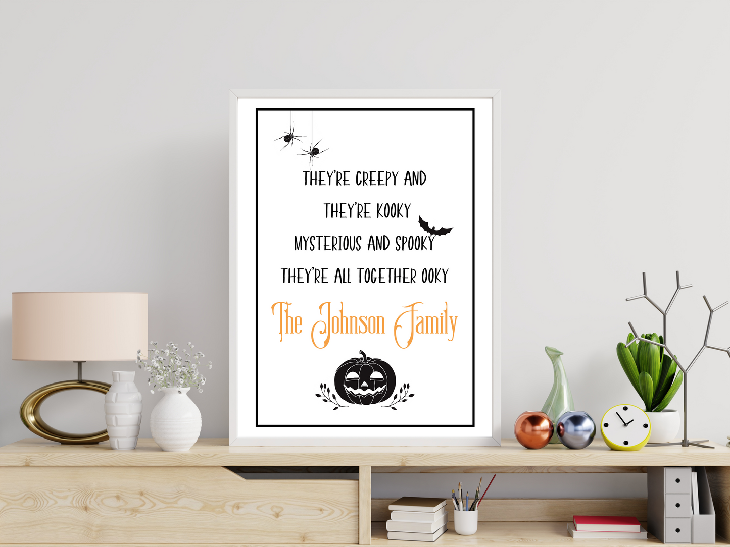 Halloween Personalised Print