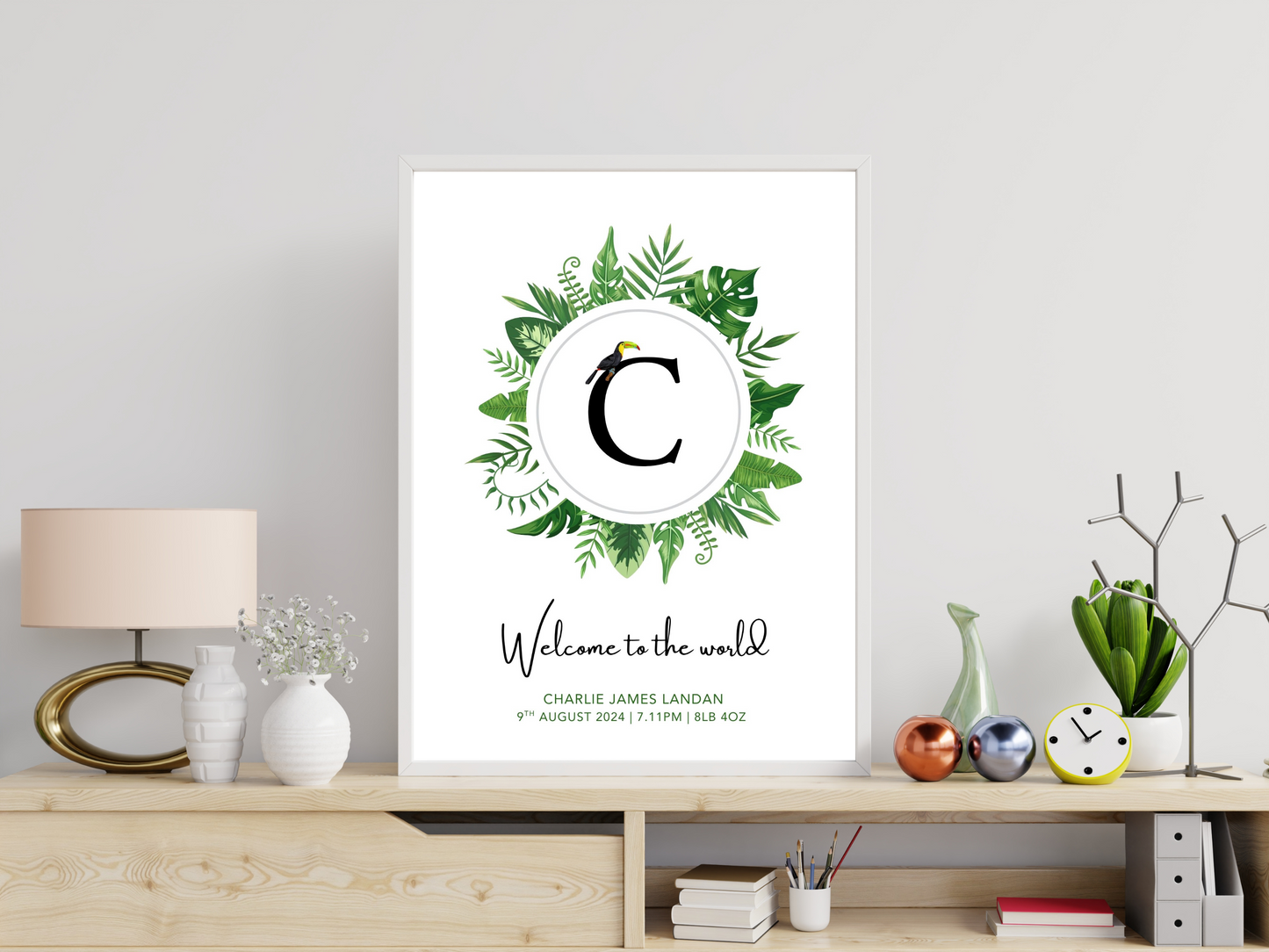 Newborn Jungle Personalised