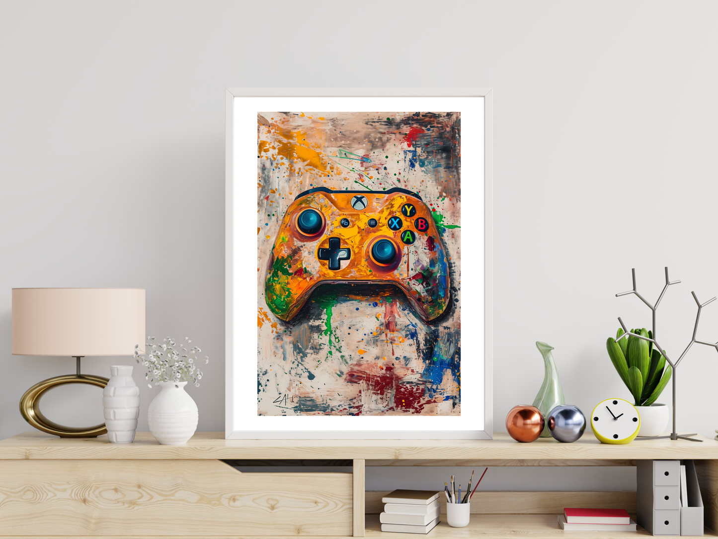 Controller Chaos | Gaming Art