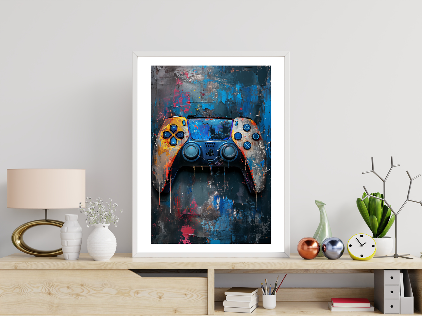 Night Session Controller | Gaming Art