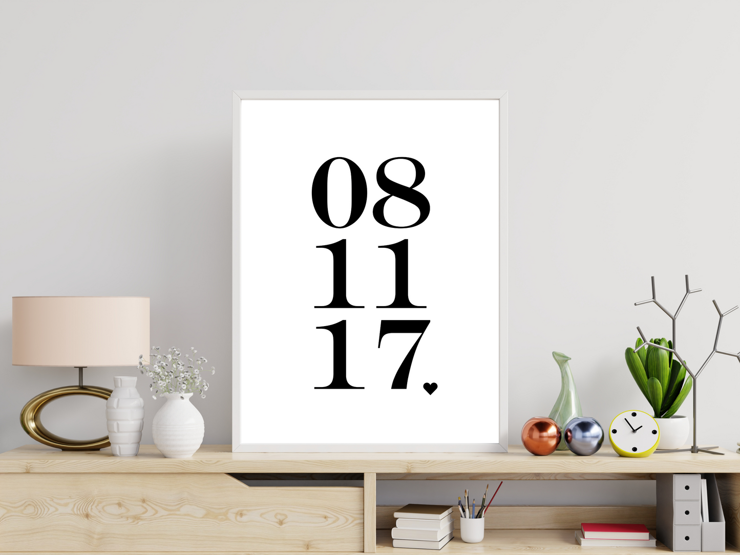 Black Date Personalised