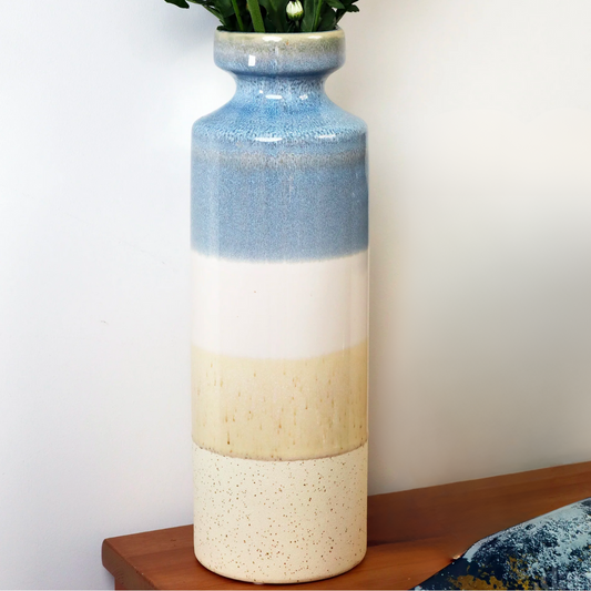 Reactive Glaze Ocean Vase