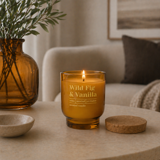 Wild Fig & Vanilla Scented Candle