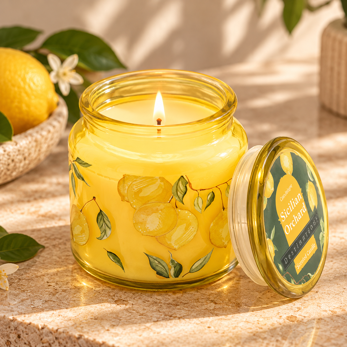 Sicilian Orchard Lemon Grove Jar Candle