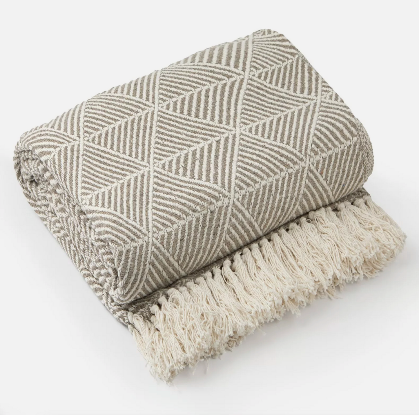 Natural Zahra Design Throw