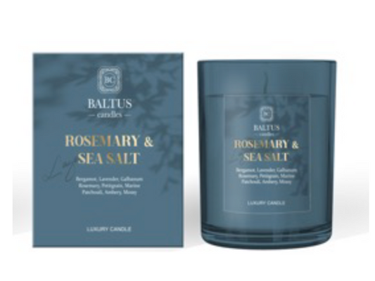 Rosemary & Sea Salt Boxed Candle