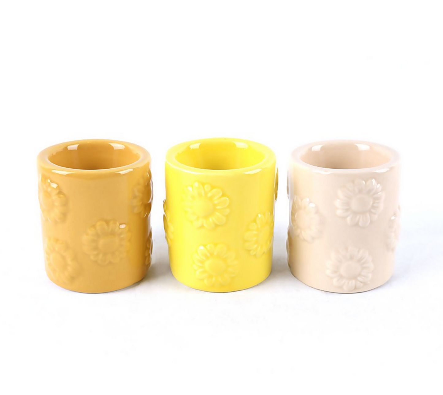 Floral Ceramic Tealight Holder (Assorted)