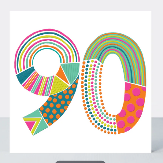 Pop 90 Birthday Card