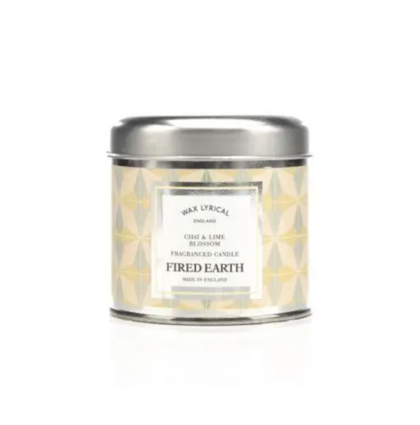 Chai & Lime Blossom Fired Earth Candle