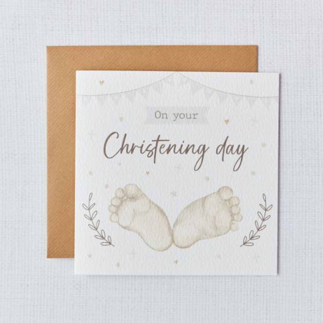 Baby Christening Card