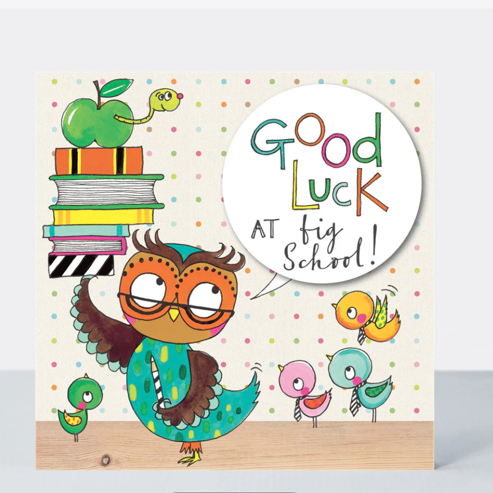 Good Luck at Big School Card