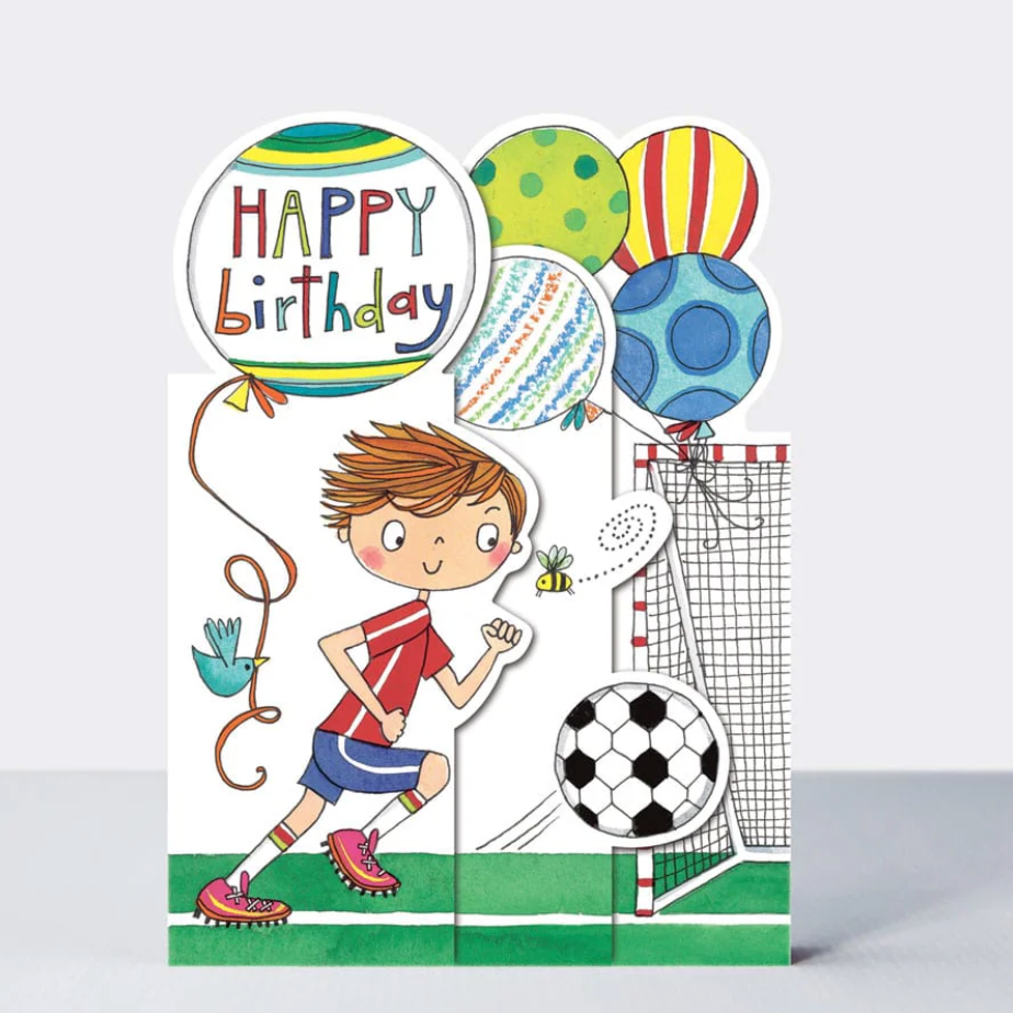 Happy Birthday Football Card