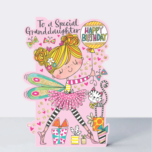 Granddaughter Fairy Birthday Card