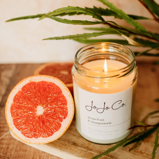 JoJo Co. Grapefruit & Mangosteen Luxury Candle