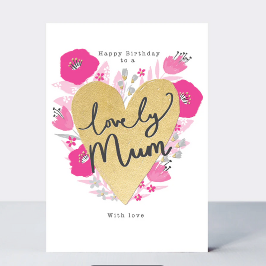 Mum Birthday Heart Card