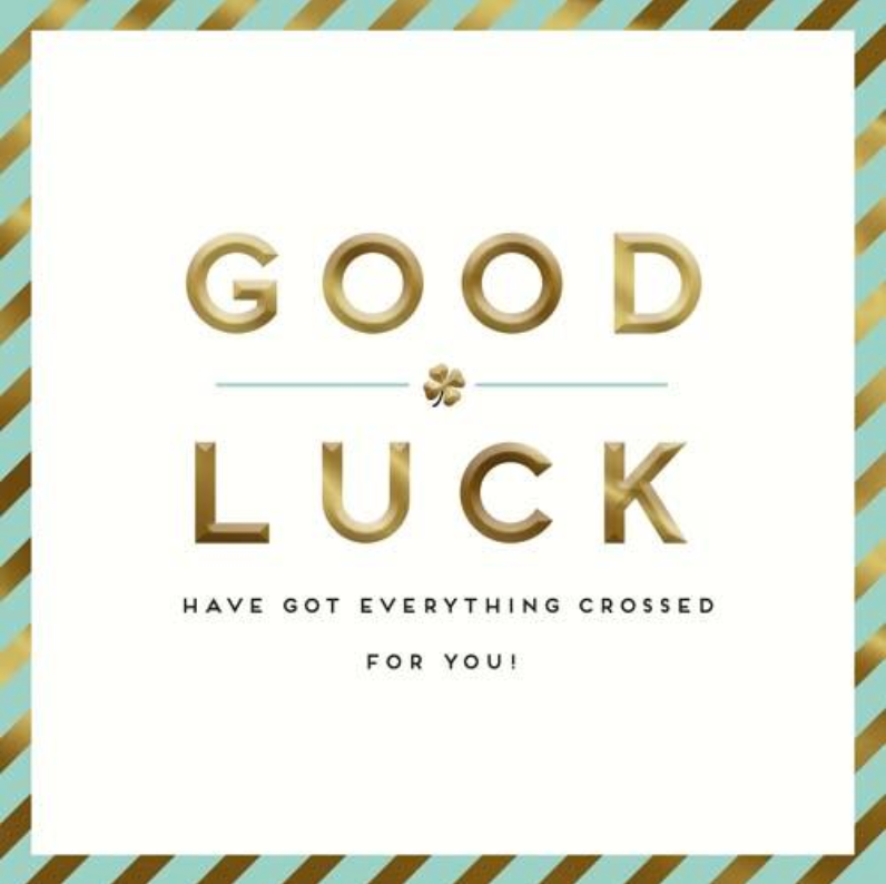 Good Luck Greetings Card