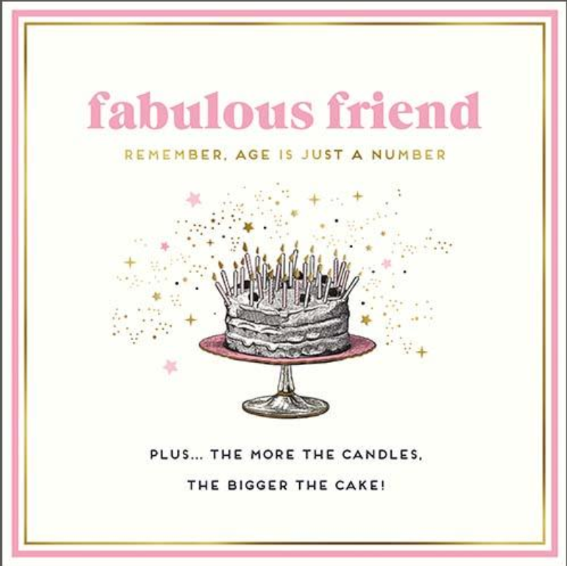 Fabulous Friend Greetings Card