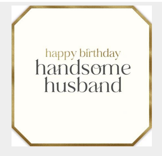 Handsome Husband Birthday Card