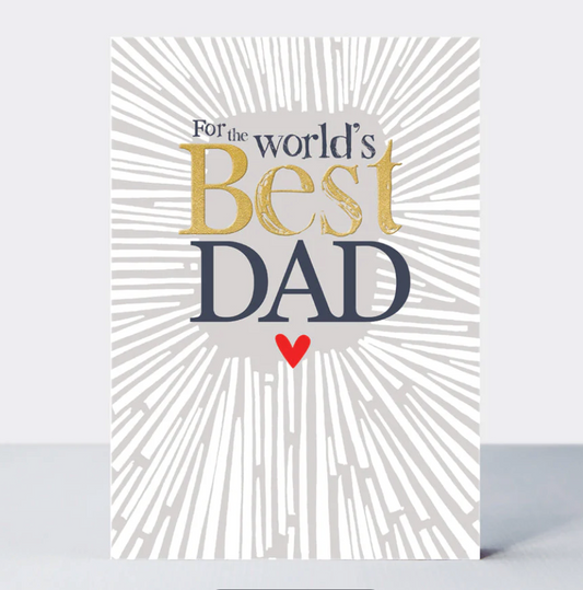 World's Best Dad Card