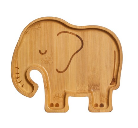 Bamboo Elephant Plate