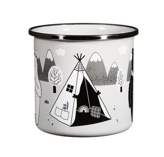 Bear Adventure Enamel Mug