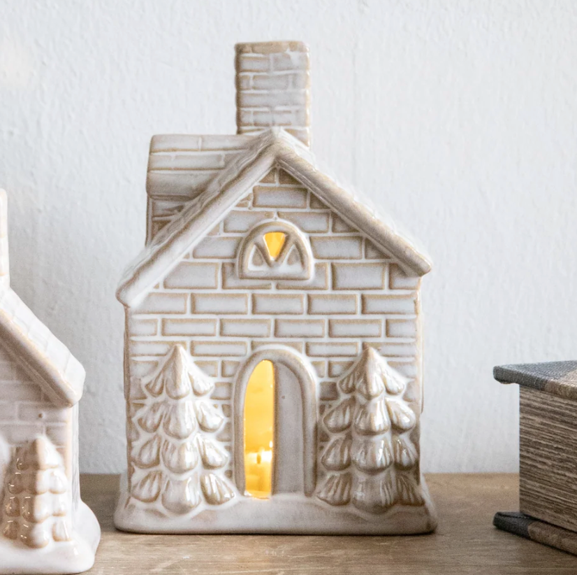 Reactive Glaze LED House - Large