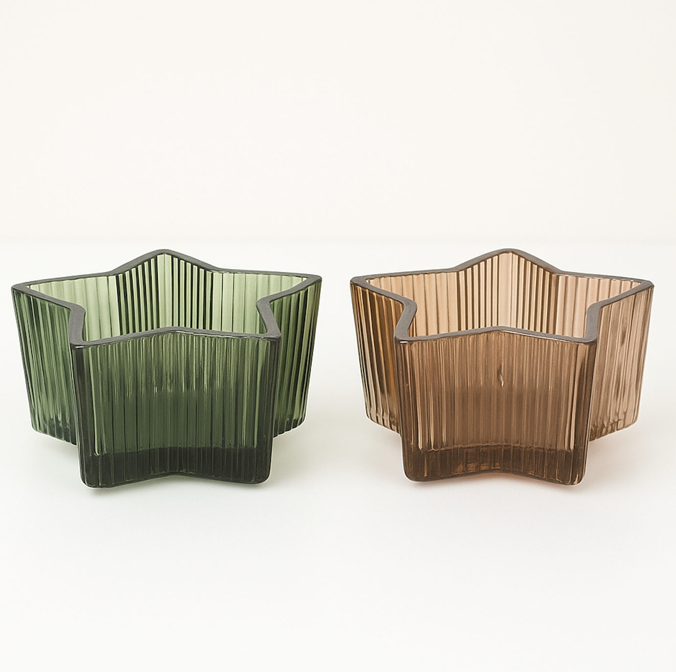 Star Glass Tealight Holder (Assorted)