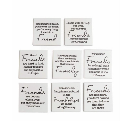 Friends & Family Coasters – Assorted