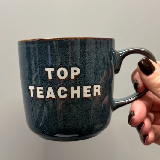 Top Teacher Stoneware Mug