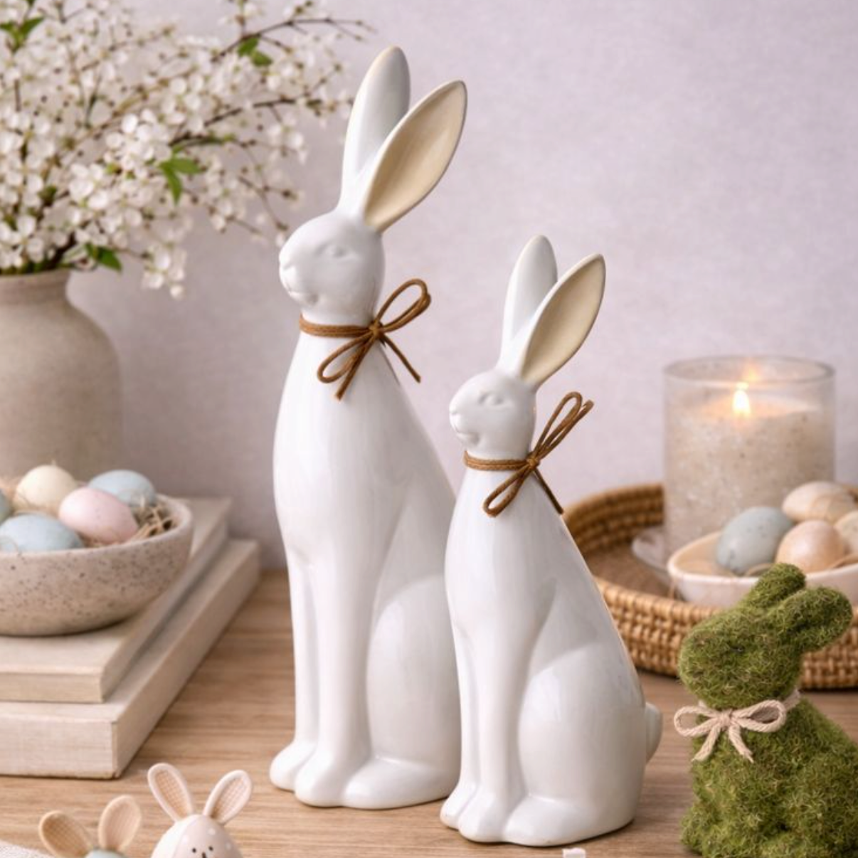 Sitting Rabbit Ornament, Large