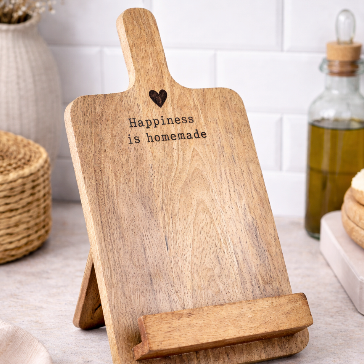 Rustic Recipe Board & Book Stand