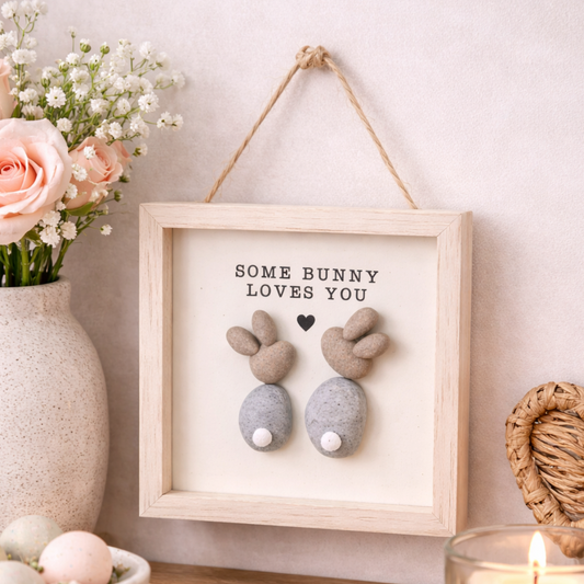 Some Bunny Loves You - Pebble Frame