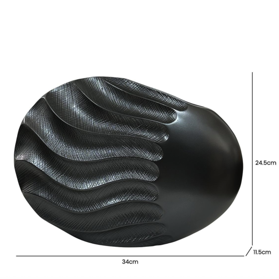 Pearl Drift Wave Vase