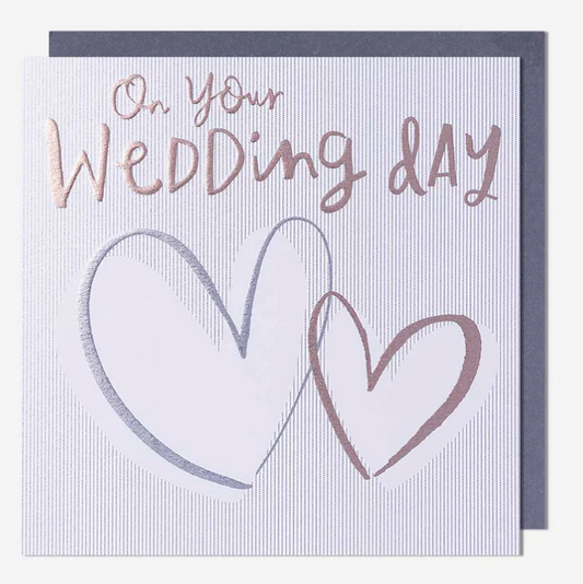 Two Heart On Your Wedding Day Card