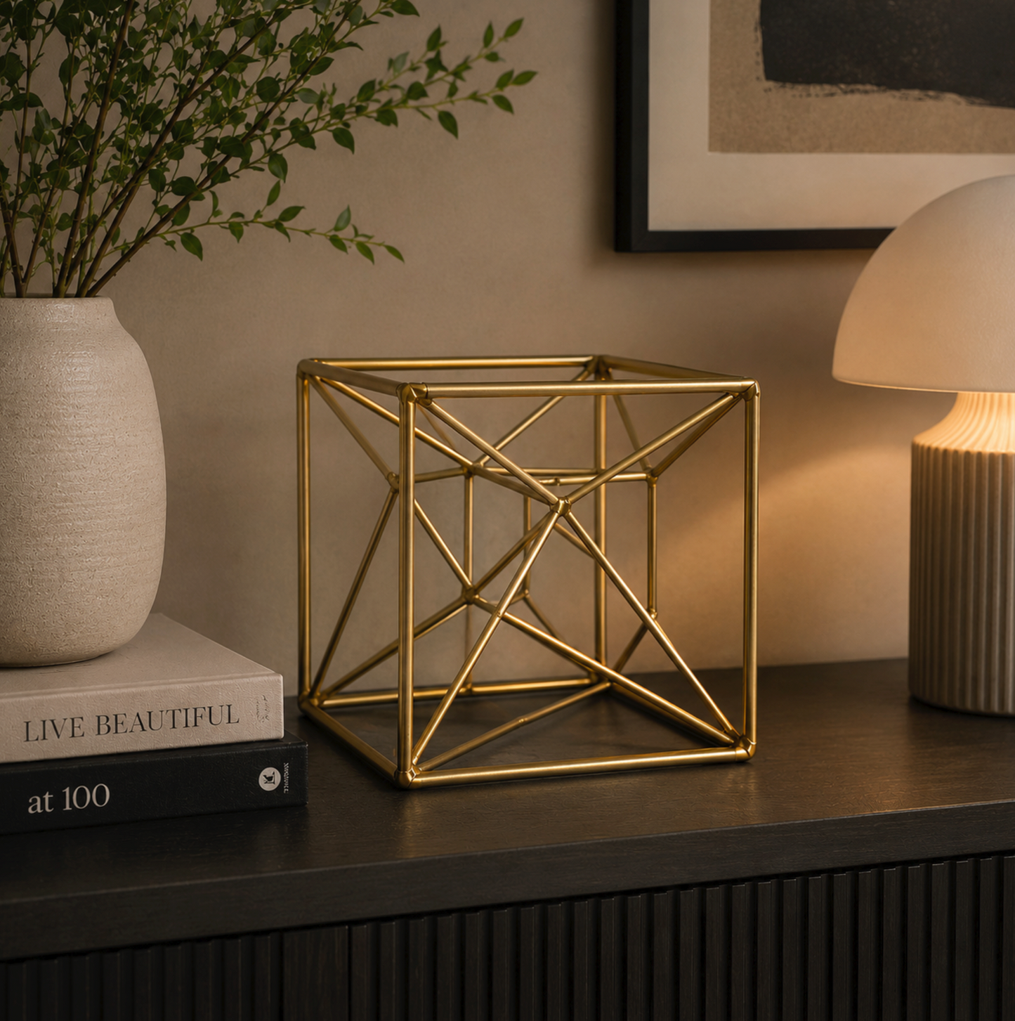 Gold Geometric Ornament