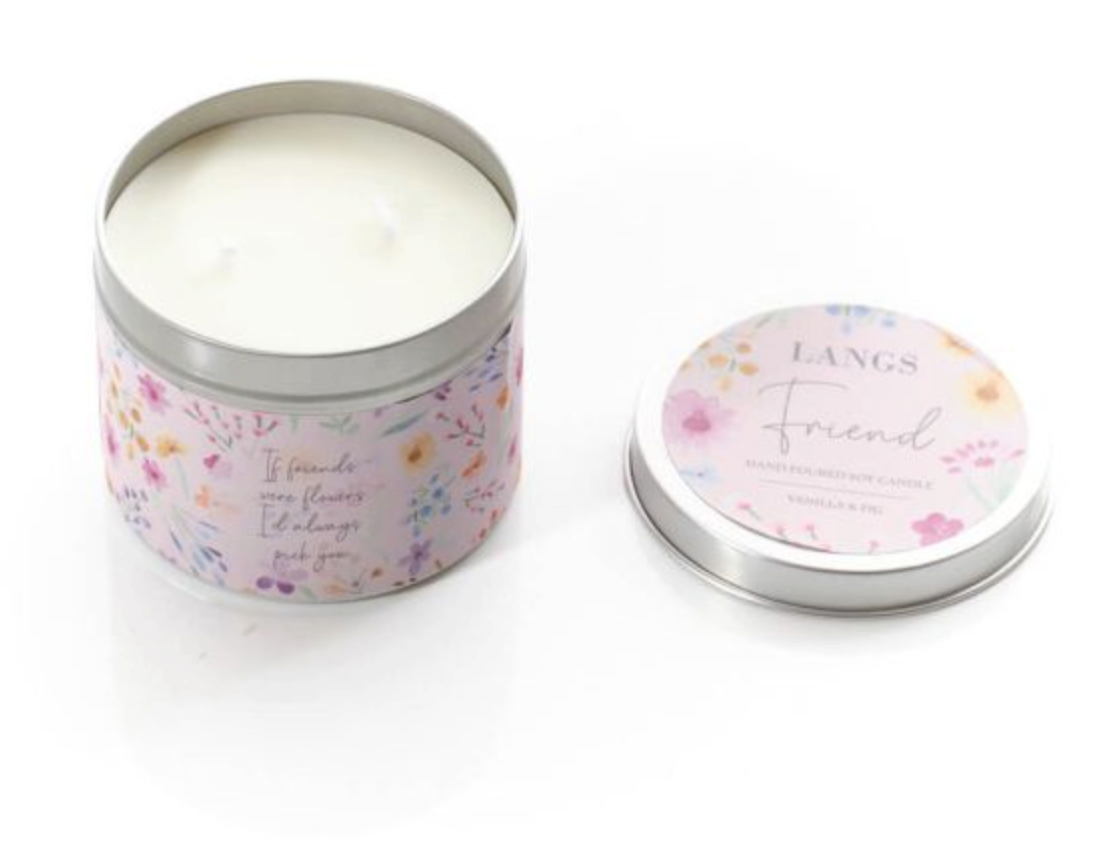 Vanilla & Fig - If Friends Were Flowers | Soy Tin Candle