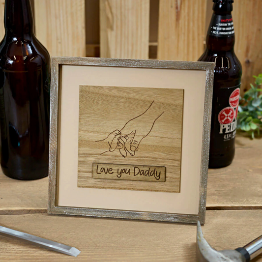 Love You Daddy | Wooden Engraved Plaque