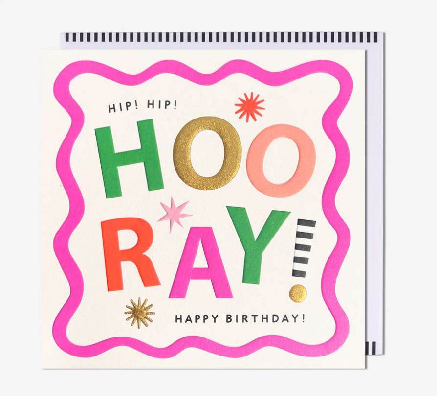 Hooray! Happy Birthday Card