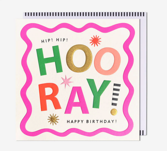 Hooray! Happy Birthday Card
