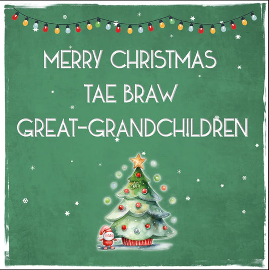 Tae Braw Great-Grandchildren Card