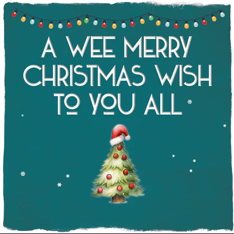 Wee Merry Christmas Wish Card