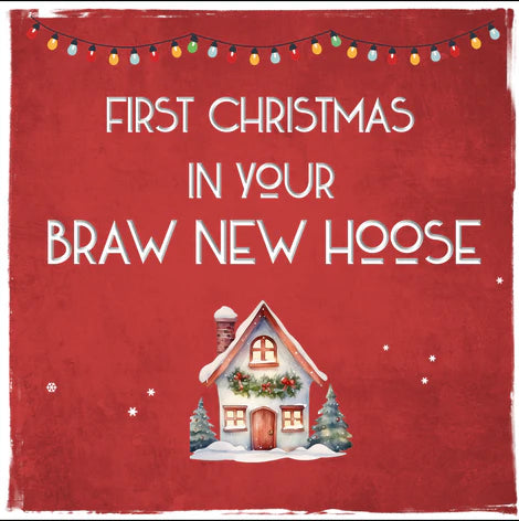 First Christmas In Braw New Hoose Card