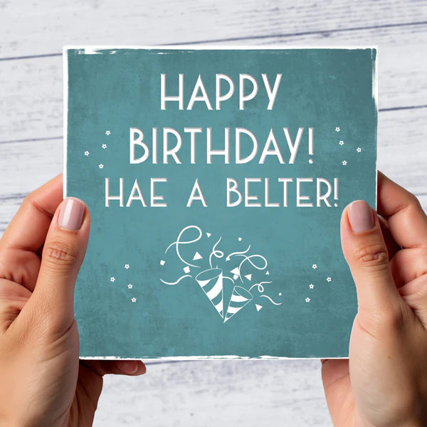 Hae A Belter Birthday Card