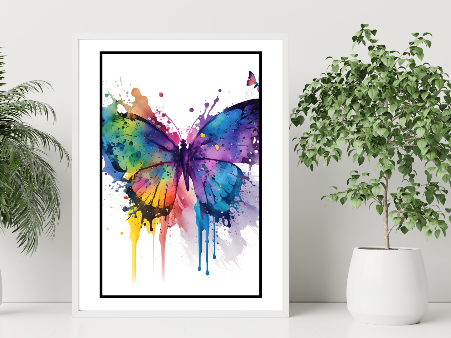 Watercolour Butterfly Art