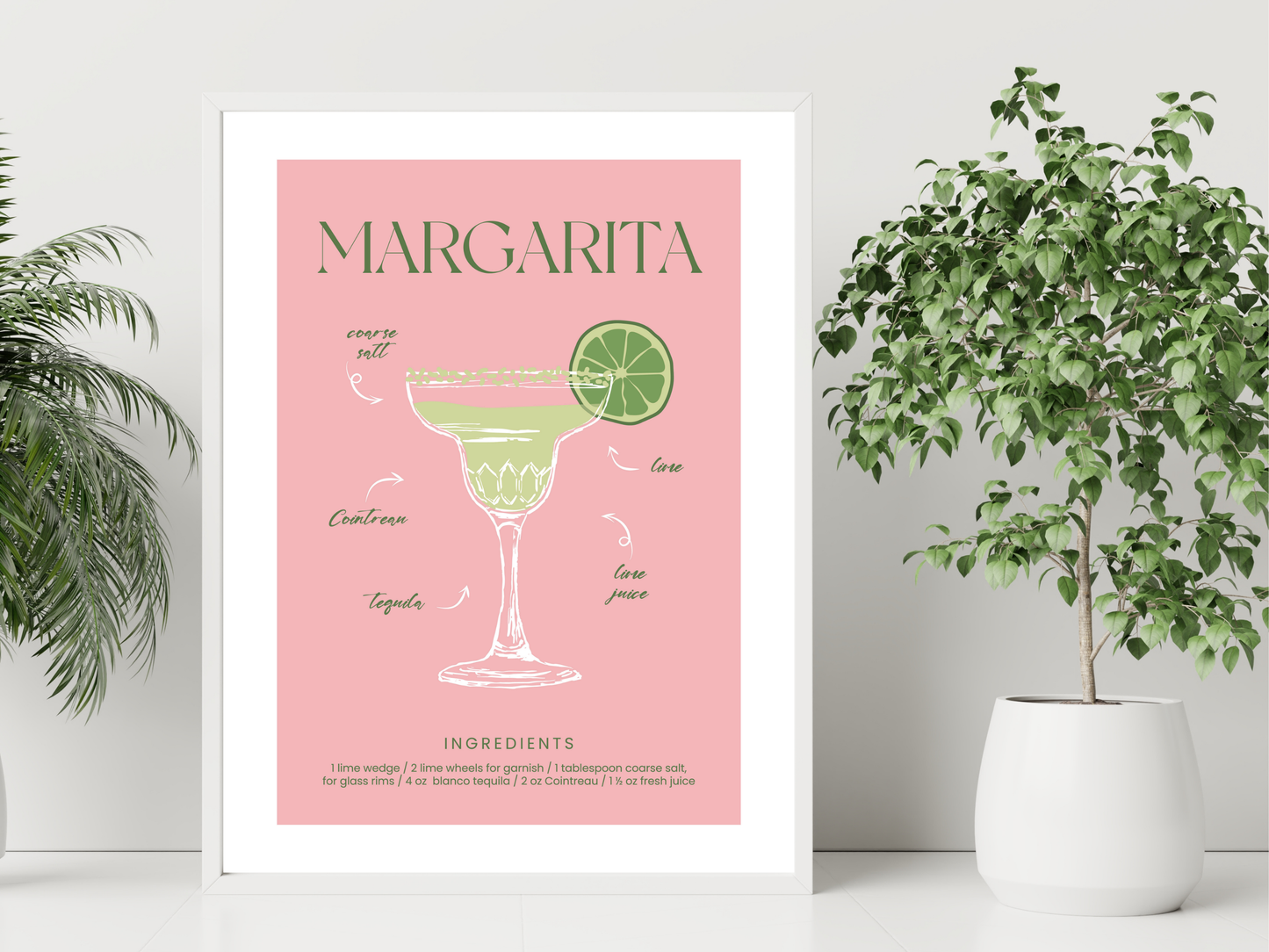 Margarita Pink Cocktail