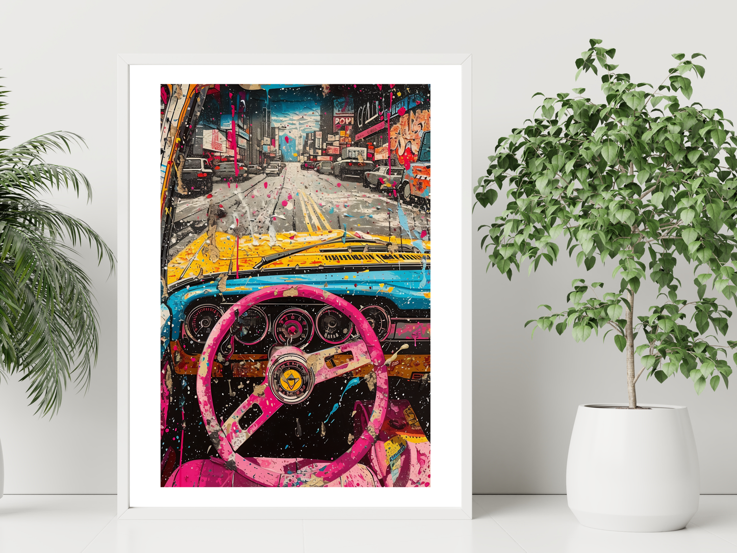 Neon Streets Supercar | Car Art