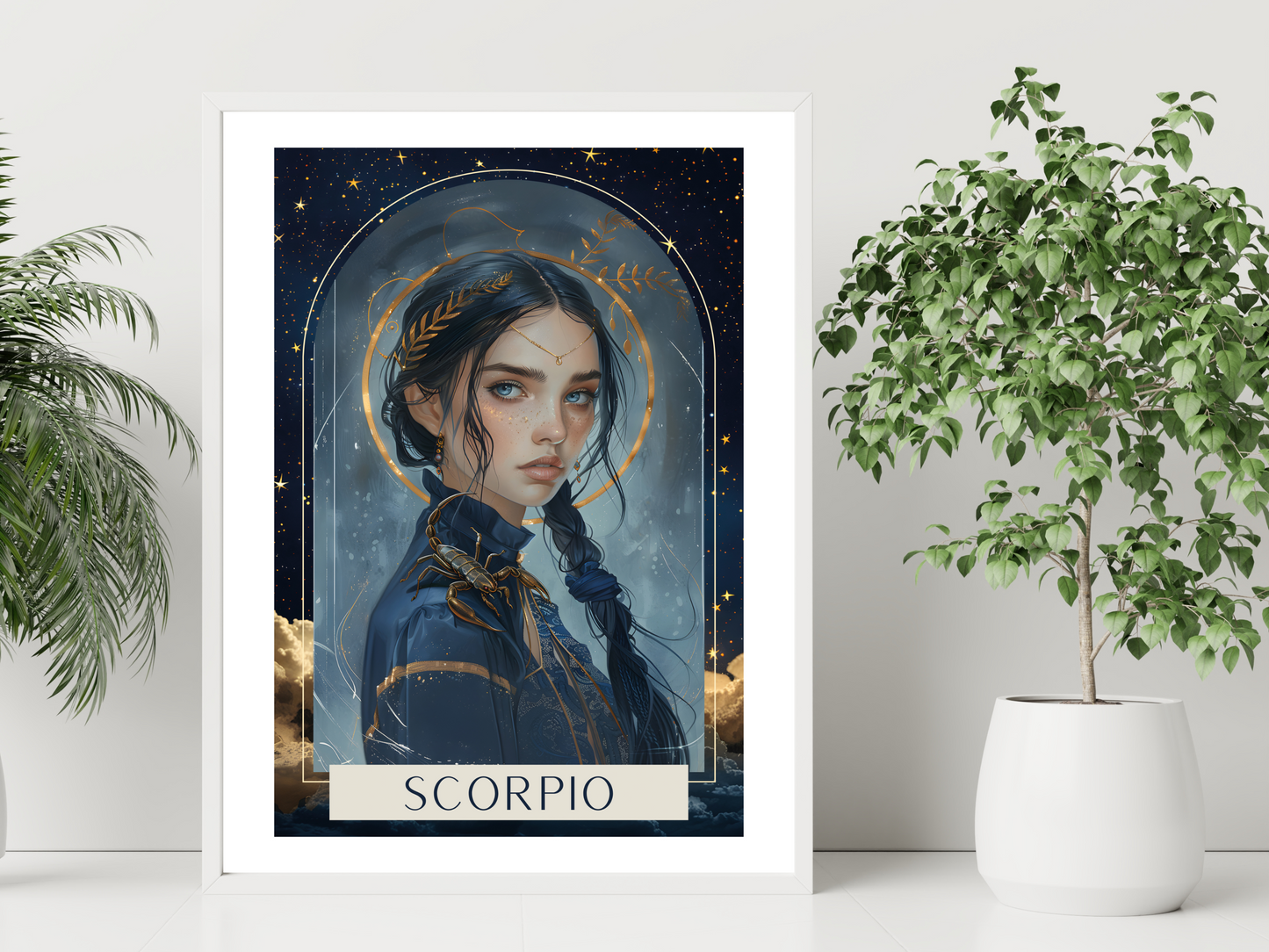 Scorpio Zodiac Tarot Print | Astrology Poster